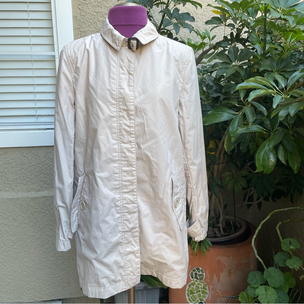 Vintage cream GAP washable trench coat